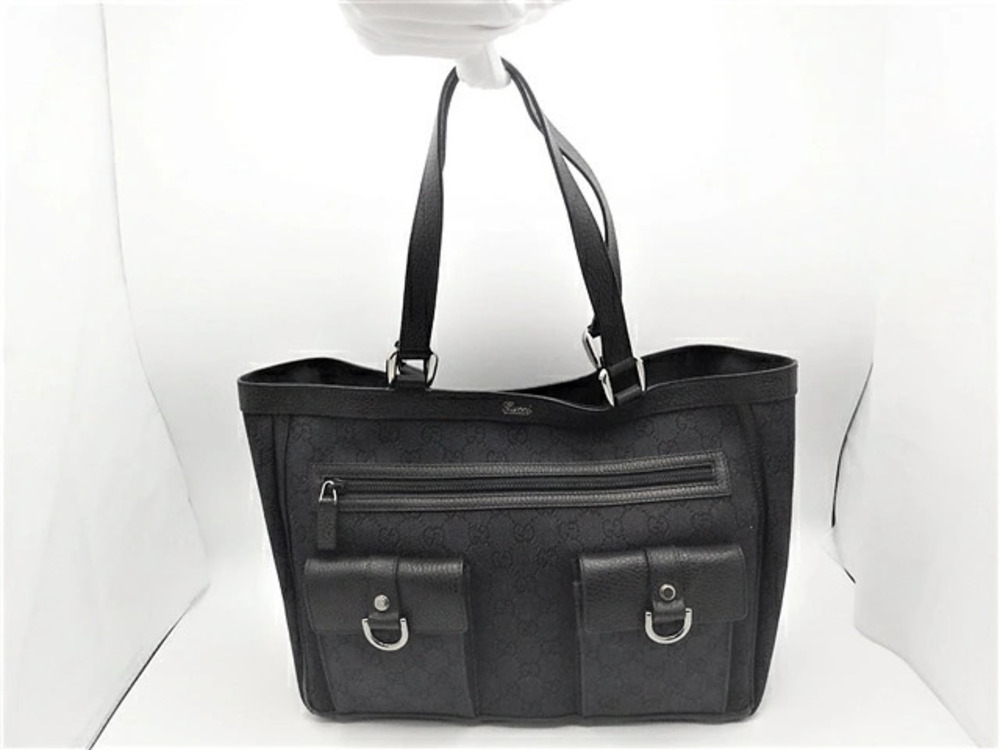 Gucci tote bag GG canvas black